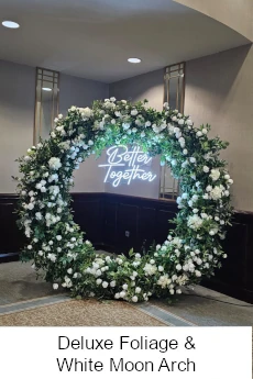 Floral Moon Arch Green