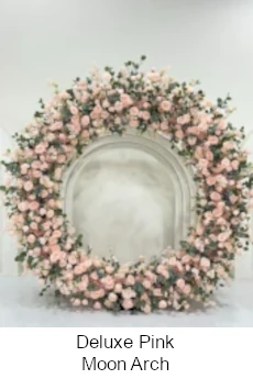 Floral Moon Arch Pink