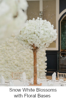 White Deluxe Cherry Blossom Centrepieces 03