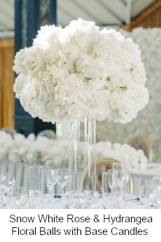 White Floral Balls 02